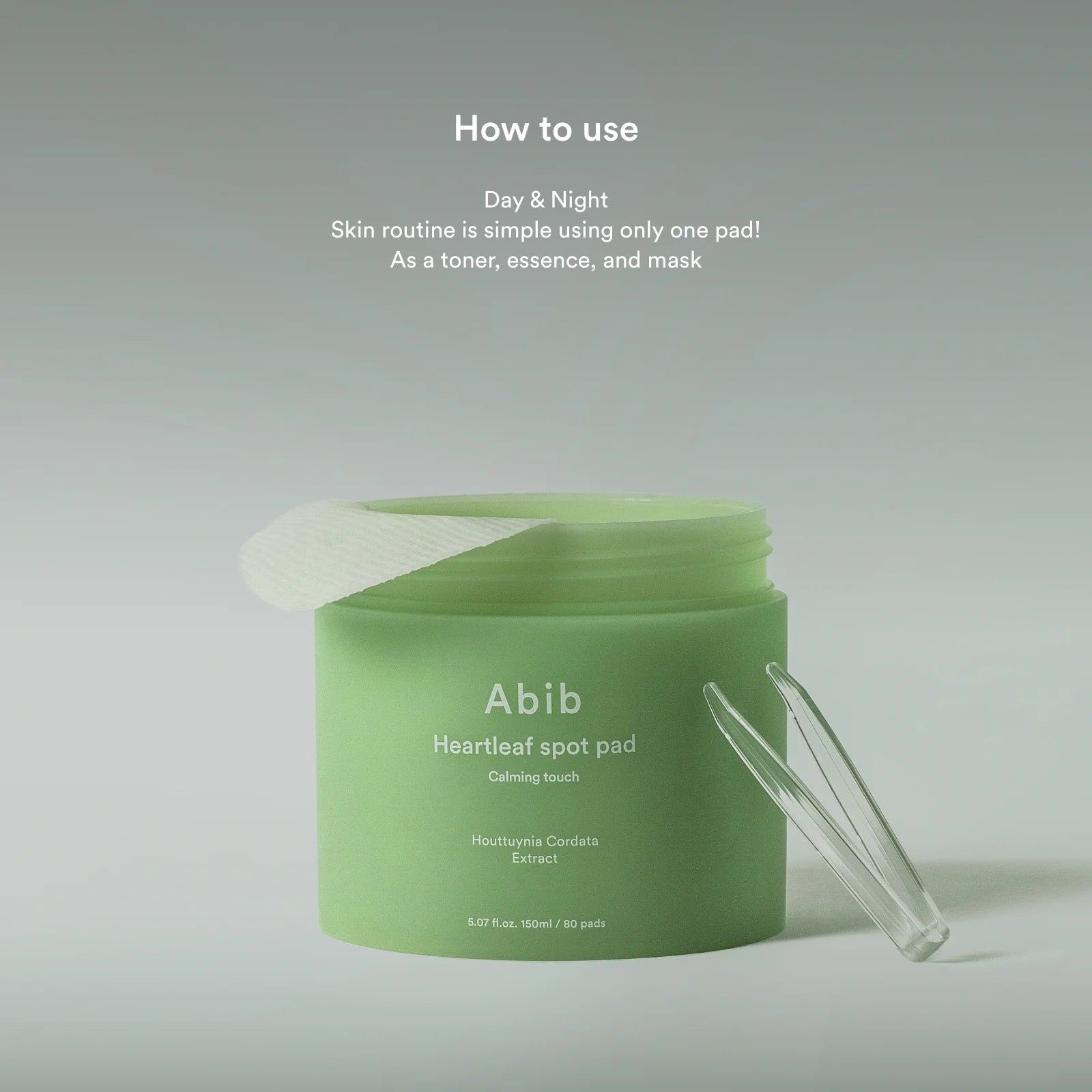 Abib Heartleaf Spot Pad Calming Touch Toner Pad